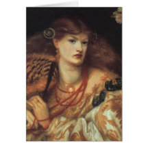 Dante Rossetti Monna Vanna Greeting Card