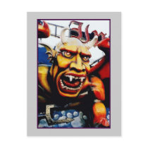 Dante's Inferno Devil (Coney Island, NY) postcard