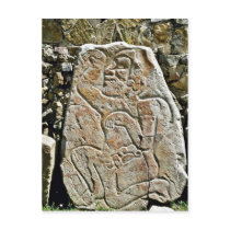 Danzantes"" - Relief Of A Dancer, Monte Alban Post Cards