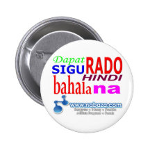 Dapat Sigurado hindi Bahala Na Pinback Button