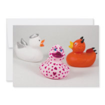 Daphne's In Love Conscience Ducks invitations
