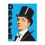 Dapper Drake Party Greeting Card postcards