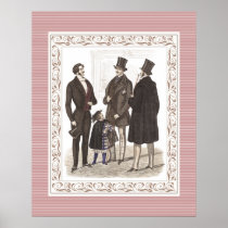 Dapper Gentlemen of Elegant Biedermeier Period
