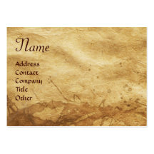 DAPPLED GREY HORSE Parchment Monogram Business Cards
