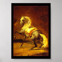 DAPPLED GREY HORSE PRINT