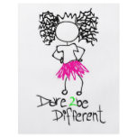 Dare 2 be different personalized flyer