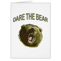 Dare the Bear Greeting Card