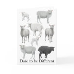 Dare to be Different Greeting Card