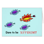 Dare to be Different - Tribby Design Card
