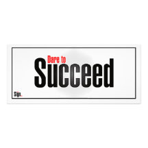 Dare to Succeed Rack Card Design