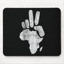 darfur africa peace hand mouse pad