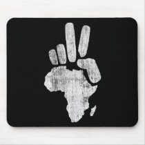 darfur africa peace hand mouse pad