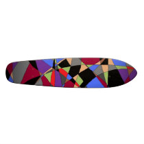 Dark abstract 2 skateboard