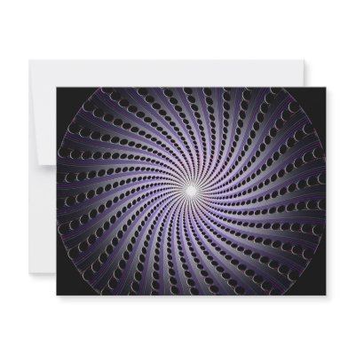 Dark Abstract Spiral: Personalised Invites by spiritswitchboard