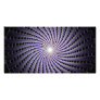 Dark Abstract Spiral: Personalized Photo Card