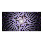 Dark Abstract Spiral: photo cards