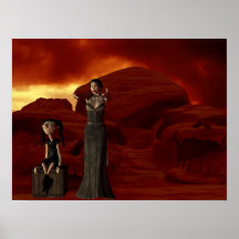 dark and evil print