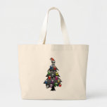 Dark and Gothic Holiday Greeting Canvas Bags