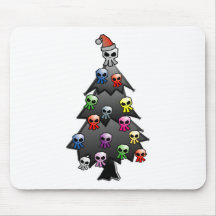 Dark and Gothic Holiday Greeting Mouse Mats