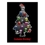 Dark and Gothic Holiday Greeting Post Cards