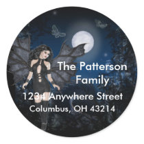 Dark Angel & Dark Night Series Round Sticker