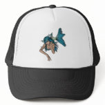 Dark Aqua Blue 3D Mermaid hats