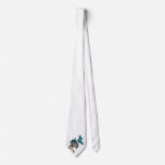 Dark Aqua Blue 3D Mermaid Neck Tie