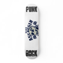 Dark Assassin 1974 skull roses snake Skate Deck