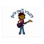 Dark Bass Player Postcard