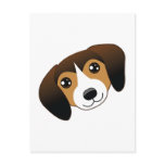 Dark Beagle Postcard