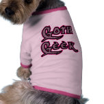 Dark Black/Pink Goth Geek pet clothing