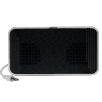 Dark blackish speaker speakers