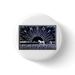 Dark Blue 1910 Peace Poster Pinback Buttons