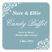 Dark blue candy buffet Sticker