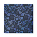 Dark Blue Denim Christmas Decorations Gifts magnets