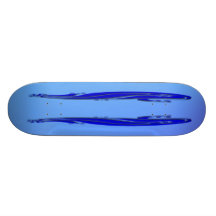 Dark Blue Filigree Skateboard