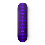 Dark blue fractal abstract skateboards