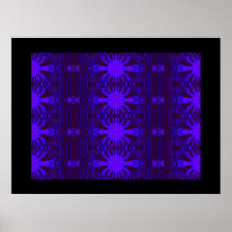 dark blue fractal pattern