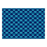 Dark Blue Geometric Pattern. Custom Invitations