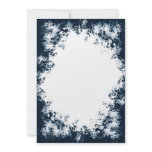Dark Blue Grunge 2 Invitation