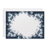 Dark Blue Grunge Border 1 Invitation