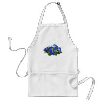 Dark Blue Hydrangea Lace Cap Aprons