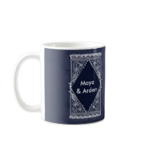Dark Blue India design Coffee Mug