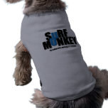 Dark blue - stacked lettering design pet clothing