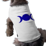 Dark Blue Triple Goddess Doggie T-shirt