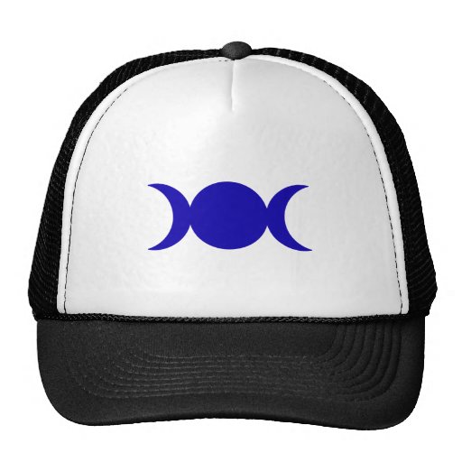 Dark Blue Triple Goddess Mesh Hats