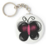 Dark butterfly keychains
