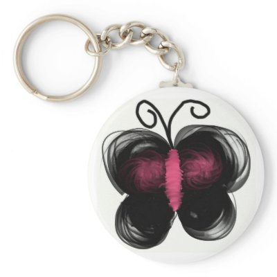 Dark butterfly keychains by JoJy45