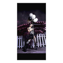 Dark Carnival Customized Photo Card