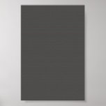 Dark Charcoal Gray Background on a Poster